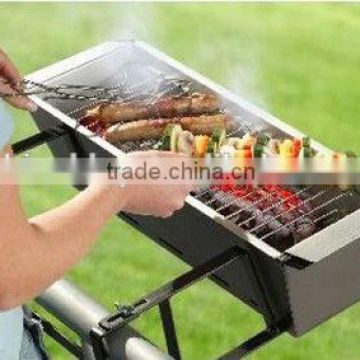 Charcoal balcony hanging bbq grill multifunction bbq