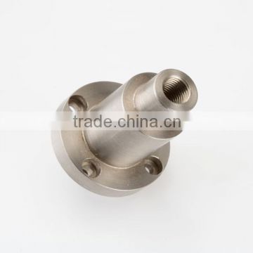 China precision cnc turned flange support metal part