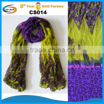 Fashionable animal printed scarf