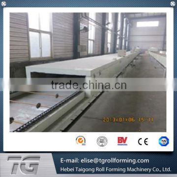 High efficiency stone-coated roll forming machine , production line for stone coated tiles