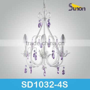 New White Chandelier/ Simpleness Hanging Lighting / Wrought Iron Chandelier