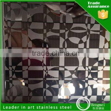 online shopping 201 304 8k Mirror Etch Stainless Steel Sheet with free samples