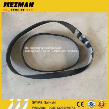 SDLG orginal belt, 4110001015025, SDLG spare parts  for SDLG wheel loader LG956L