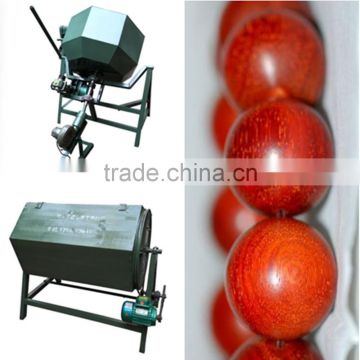 Wood beads ball forming polishing machine with painting function(email:millie@jzzhiyou.com)