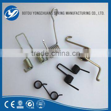 Stainless steel double torsion spring for toy light