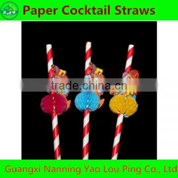 Newest hot-sale paper straws party supply