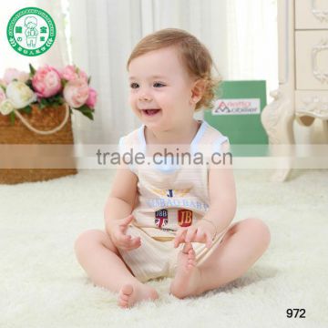 Eco-friendly 100% combed cotton outfit newborn baby clothes