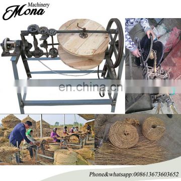 High efficient straw rope making machine/straw rope machine/grass rope making machine for sale