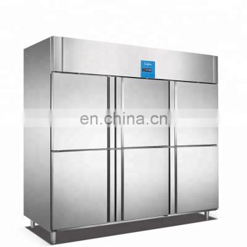6 Doors Upright Commercial Refrigerator/Commercial Chiller/Industrial Upright Chiller