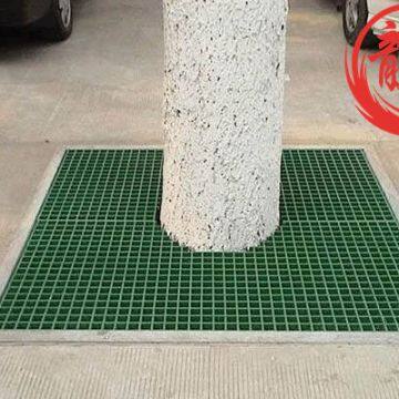 Tree Protection Iso9001 Yellow Fiberglass Grating