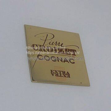 Square Metal Lables     OEM Metal Label   Metal Gifts and Crafts