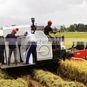 Wubota crawler small rice paddy wheat combine harvester for sale