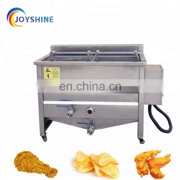 Customized 1 / 2 / 3 / 4 baskets free standing gas meat deep fyer