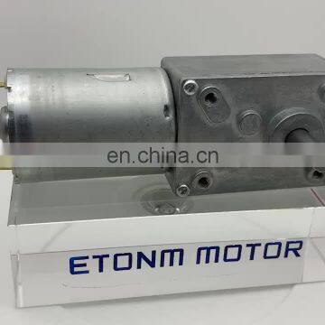 worm drive geared motor 12v 10rpm with low noise