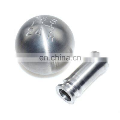 For 79-04 Ford Mustang 5 speed Silver Weighted Round Billet Shift Knob Manual