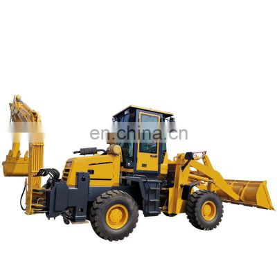 3.4Ton mini loader backhoe machine with high quality for exporting 3400kg