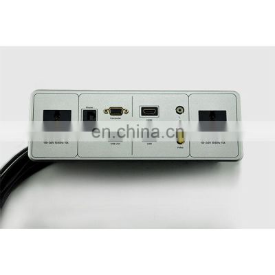JS-T101+ Conference with Power and VGA table outlet multimedia panel  socket