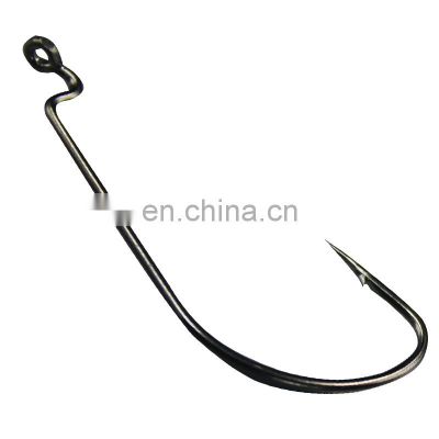 wholesale Soft Worm Bait Crankbait Perch carp fishing hook High carbon steel wide  crank hook