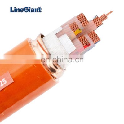 0.6/1kv Power Mineral Insulated Rigid Fireproof Cable 1 2 3 Mineral Insulated Copper Clad Cable mineral Cable