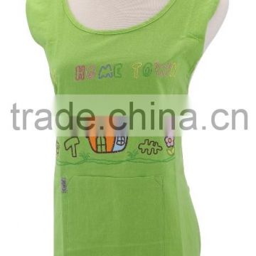 2015 Hot Selling manufacturer custom oilproof kitchen apron
