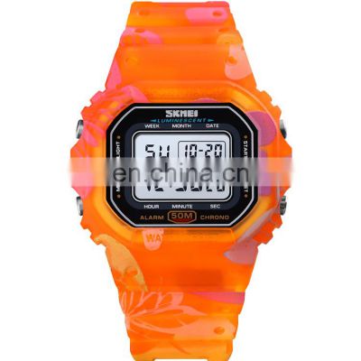 LED backlight waterproof 1608 skmei Cartoon Digital Watch Kids Wrist Watch cheap men boy girls watches