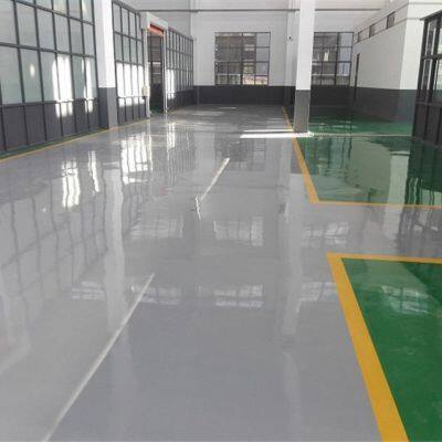 Good Mechanical Strength Heavy Load Resistant Blue Epoxy Floor Paint