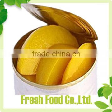 canned yellow peach in light syrup