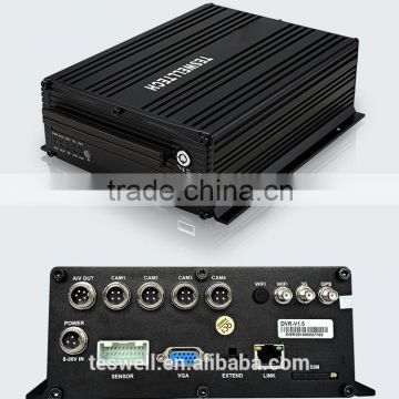 4/8 /12 Channel 3G Wifi GPRS GPS Mobile DVR 2TB HDD 3G mdvr for bus security camera system