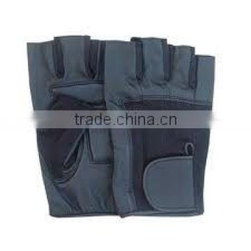 Leather weight lifting gloves/WB-BBG2317
