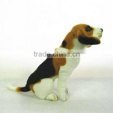 Realistic high quality stuffed dog Stuffed Beagle Sitting Stuffed Dog