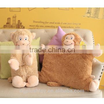 High quality New style stuffed monkey plush Pillow