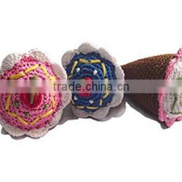 Durable and Colorful Pet Crochet Toy