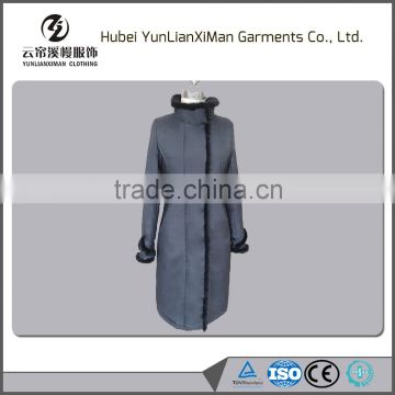 Warm cotton padded jackets coats women fur collar
