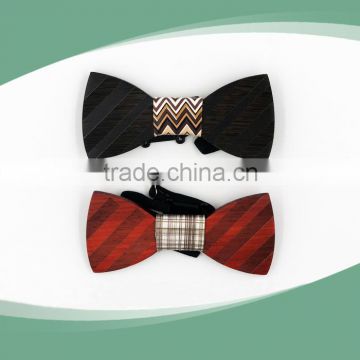 Fastion Plastic Bow Ties Wood Bow Ties Wooden Bowtie