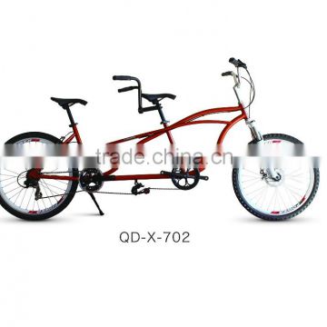26inch tandem bike with china aluminum alloy frame bicycle