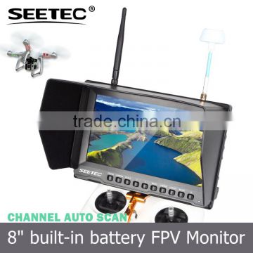 8 inch aerial rc plane video battery monitor 32ch 5.8g wireless fpv receiver agricultural drone