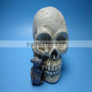 Creative halloween crafts skull statue
