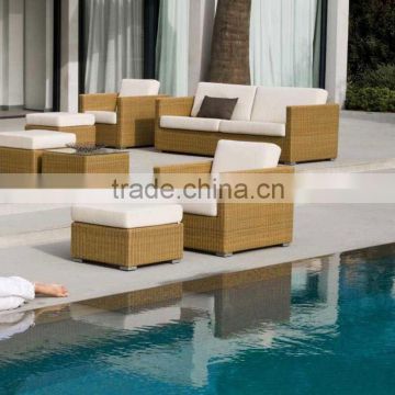 New design rattan sofa 7pc wicker outdoor furniture