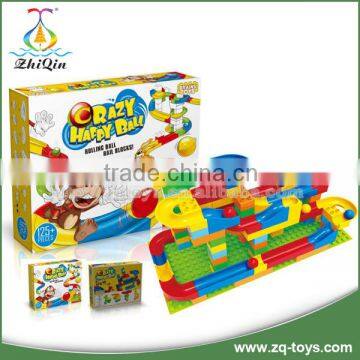 Funny railway toy railway set toy building block toys for kids