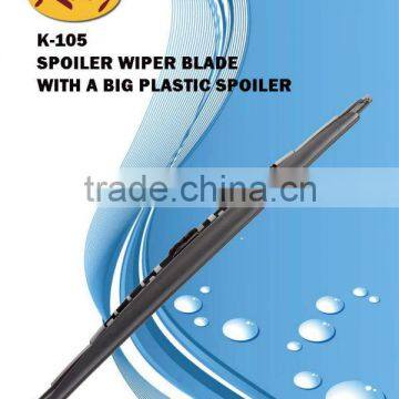 K-105 Spoiler Wiper Blade with a big plastic spoiler for V.W