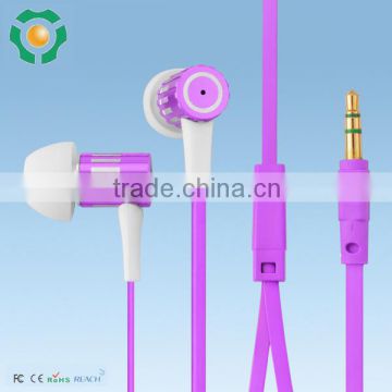 Factory cheap metal Promotion Earphones with logo