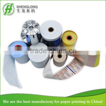 four colores thermal paper with printed