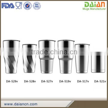 Custom vacuum insulated stainless steel thermo cup