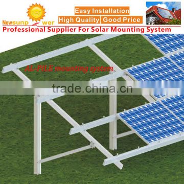 Newsunpower Solar Panel Ground Al- Pile Mounting System Support/Aluminum Solar Mounting System