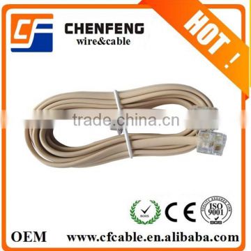 4 Core telephone cable 3m telephone cable