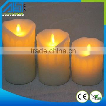 2015 Top Selling Moving Wick LED Candle Flameless candle Wholesale