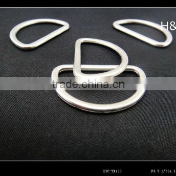 custom made zinc alloy d rings