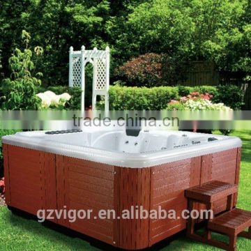 Freestanding massage bathtubs with 5 seats hydromassage hot tub