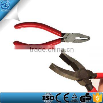6" glass running plier Spring Loaded Jaws and with Narrow Tips