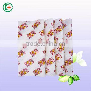 Custom printed greaseproof wrapping paper for bread
